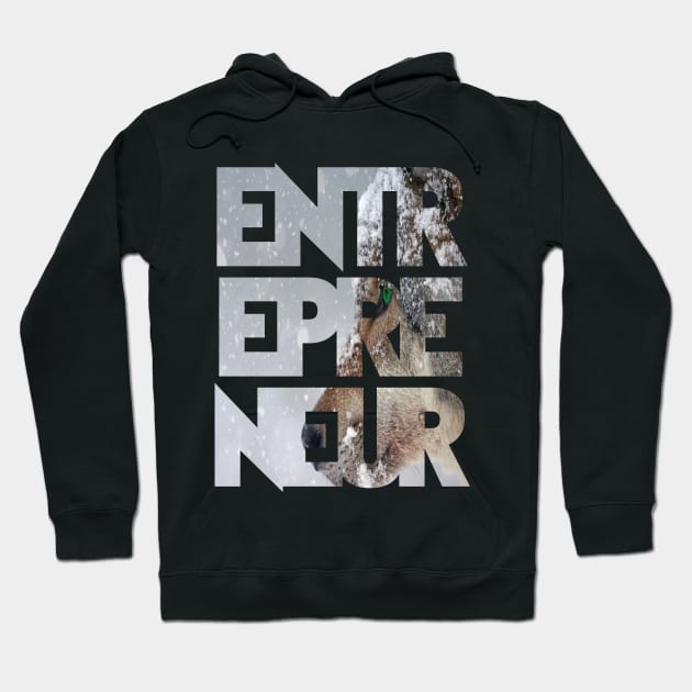 Eternal Entrepreneur : Lone Wolf Hoodie by FOOTBALL IS EVERYTHING